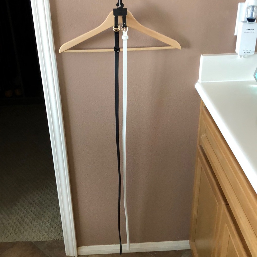 Black and White belt set